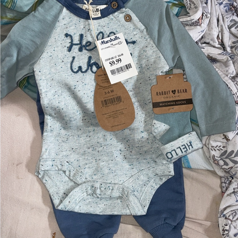 Marshalls Blue and Gray Kids Matching Set